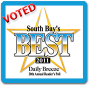 Voted South Bay's Best for 2011 by the Daily Breeze